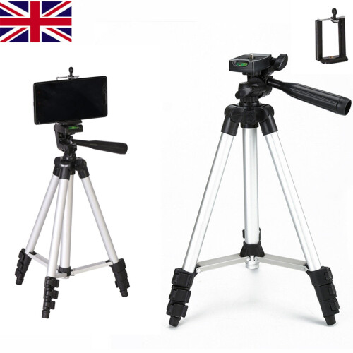 Tripod Stand Mount For Camera Camcorder Phone iPhone SLR Adjustable With Case