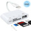 4 in1 Multifunction To TF SD Card Reader Camera USB OTG Adapter For iPhone iPad 4