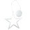 (star shape) LED Light Ornament Suction Cup Wall Window Hanging 1