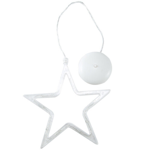 (star shape) LED Light Ornament Suction Cup Wall Window Hanging