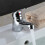 Single Lever Basin Mixer with Pop Up Click Bath Kitchen Tap Chrome 12