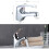 Single Lever Basin Mixer with Pop Up Click Bath Kitchen Tap Chrome 2