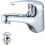 Single Lever Basin Mixer with Pop Up Click Bath Kitchen Tap Chrome 11