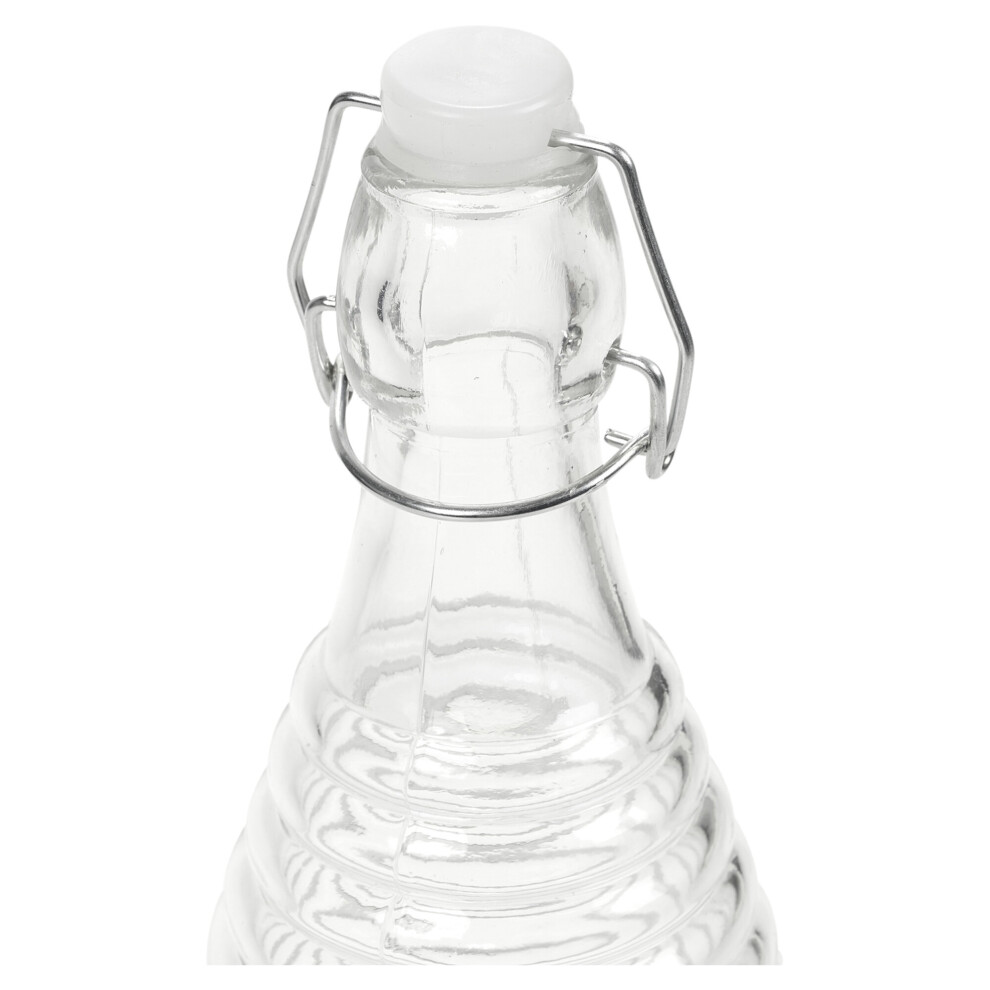 Urbn-Chef (Lined, 1) 1 3 6X 1L Water Glass Glass Swing Lid Drink Bottle