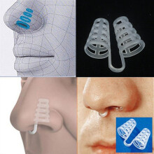 Silicone Mini Anti Snore Nose Clip Silencer Nasal Dilator Sleeping Aid