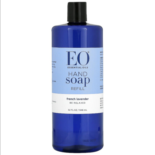 EO Products, Γεμιστό Σαπούνι, Ανανέωση, Καλμός Γαλλικό Λεβάντε, 32 fl oz (946 ml)