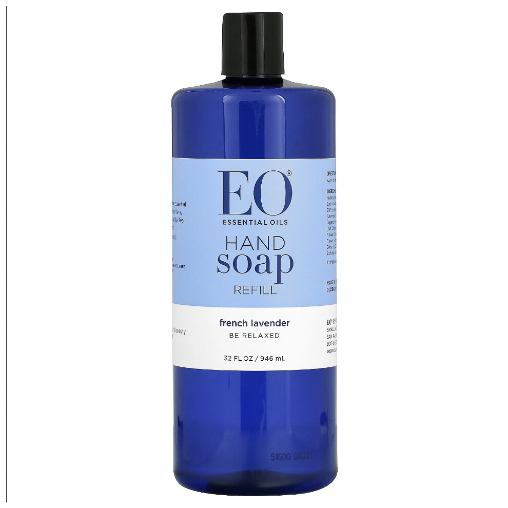 Eo Products Lavender Hand Soap, Refill, French 32 Fl Oz (946 Ml)
