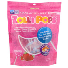 Zollipops, Lutscher, Erdbeere, 3,1 oz (88 g)