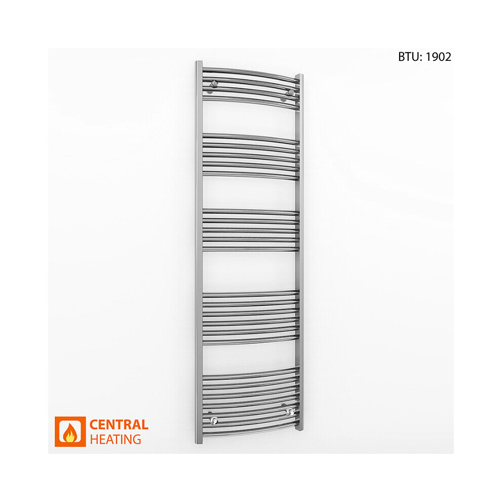 (600 X 1600Mm (Btu: 1902)) Curved Chrome Bathroom Designer Towel Radiator 7427268762946