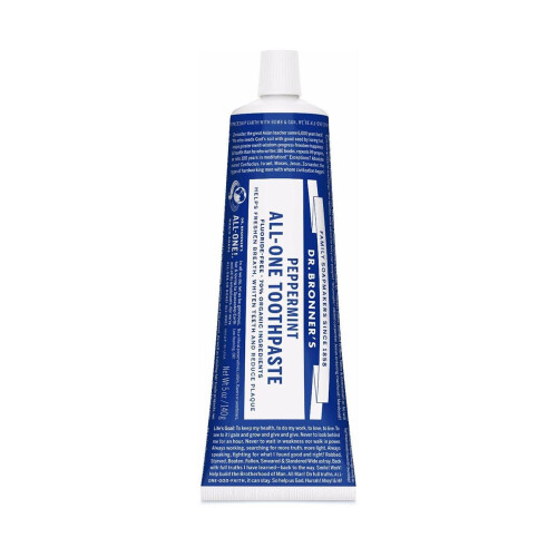 Dr Bronner's Dr. Bronner Organic Peppermint All-on Toothpaste 140g