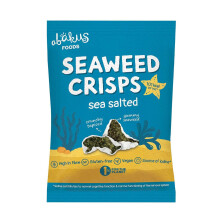 Abakus Food Natural Sea Salted Seaweed Crisps - 18g