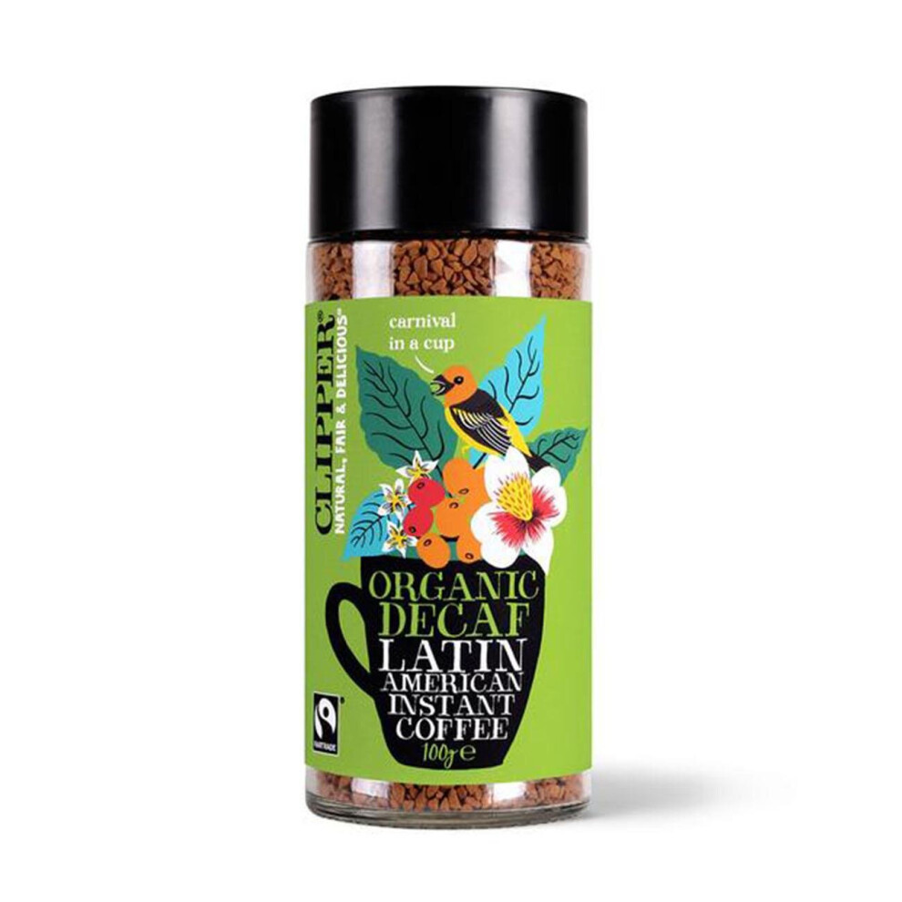 Clipper Organic Latin American Arabica Decaf Instant Coffee 100G