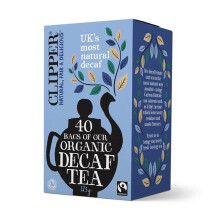 Clipper Organic Fairtrade Everyday Decaf Tea - Carbon Dioxide Decaffeination, Pure Natural Ingredients