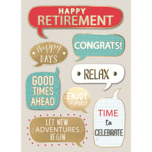 Good Times Ahead Relax Embellished Retirement Greeting Card Just To Say Cards