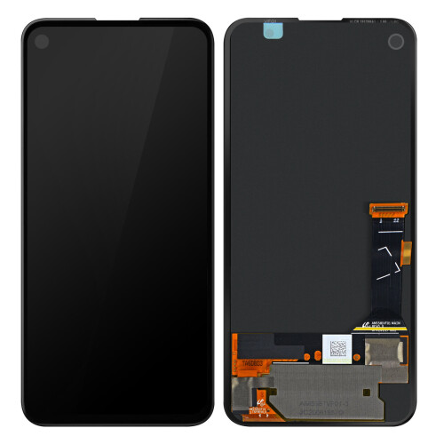 Google Complete Block Google Pixel 4A LCD Screen Original Google Touch Glass black