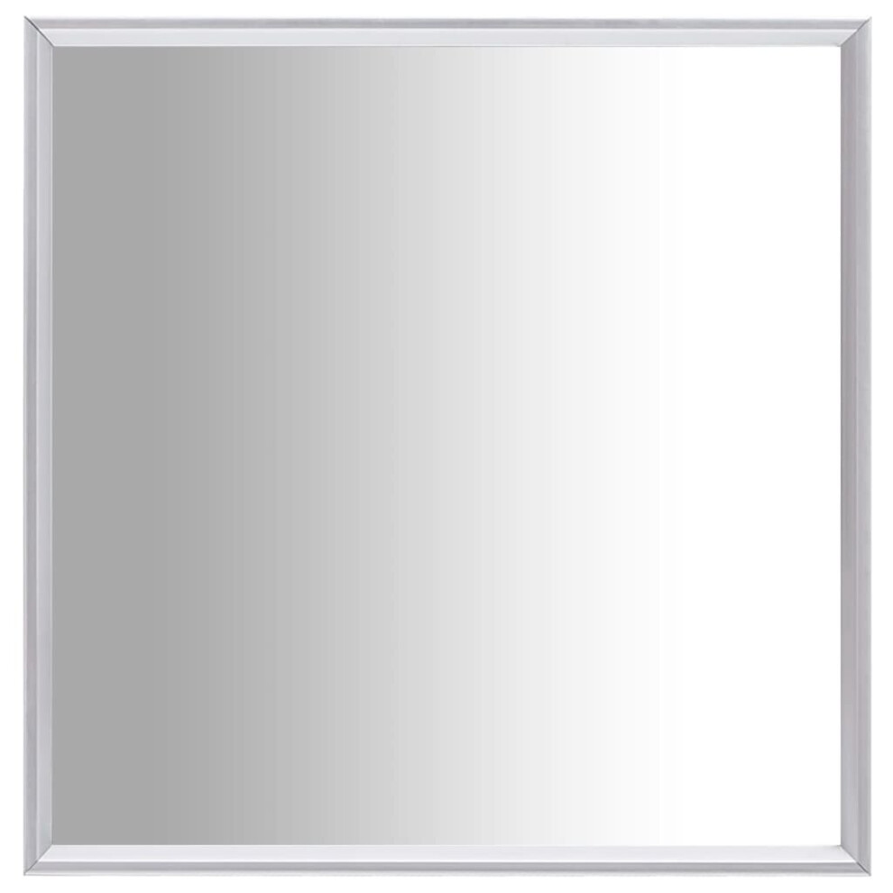 vidaXL Mirror Silver 40x40 cm Bedroom Dressing Room Mirror Indoor Furniture