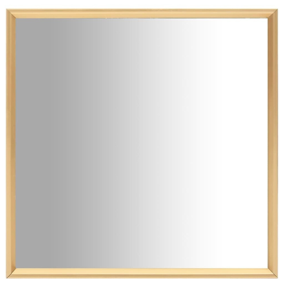 vidaXL Mirror Gold 40x40 cm Bedroom Dressing Room Mirror Indoor Furniture