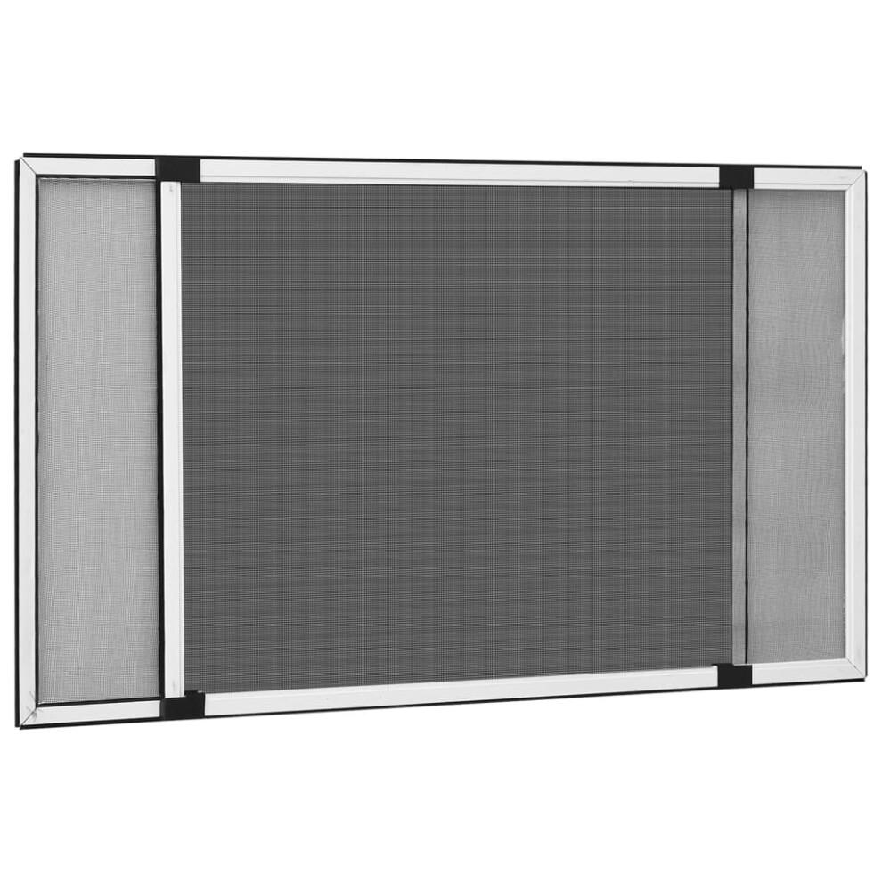 vidaXL Extendable Insect Screen for Windows White (75-143)x50 cm Fly Screen