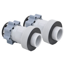 vidaXL 2x Pool Hose Adapters Type B Pool Spa Hose Adapter Supply Equipment