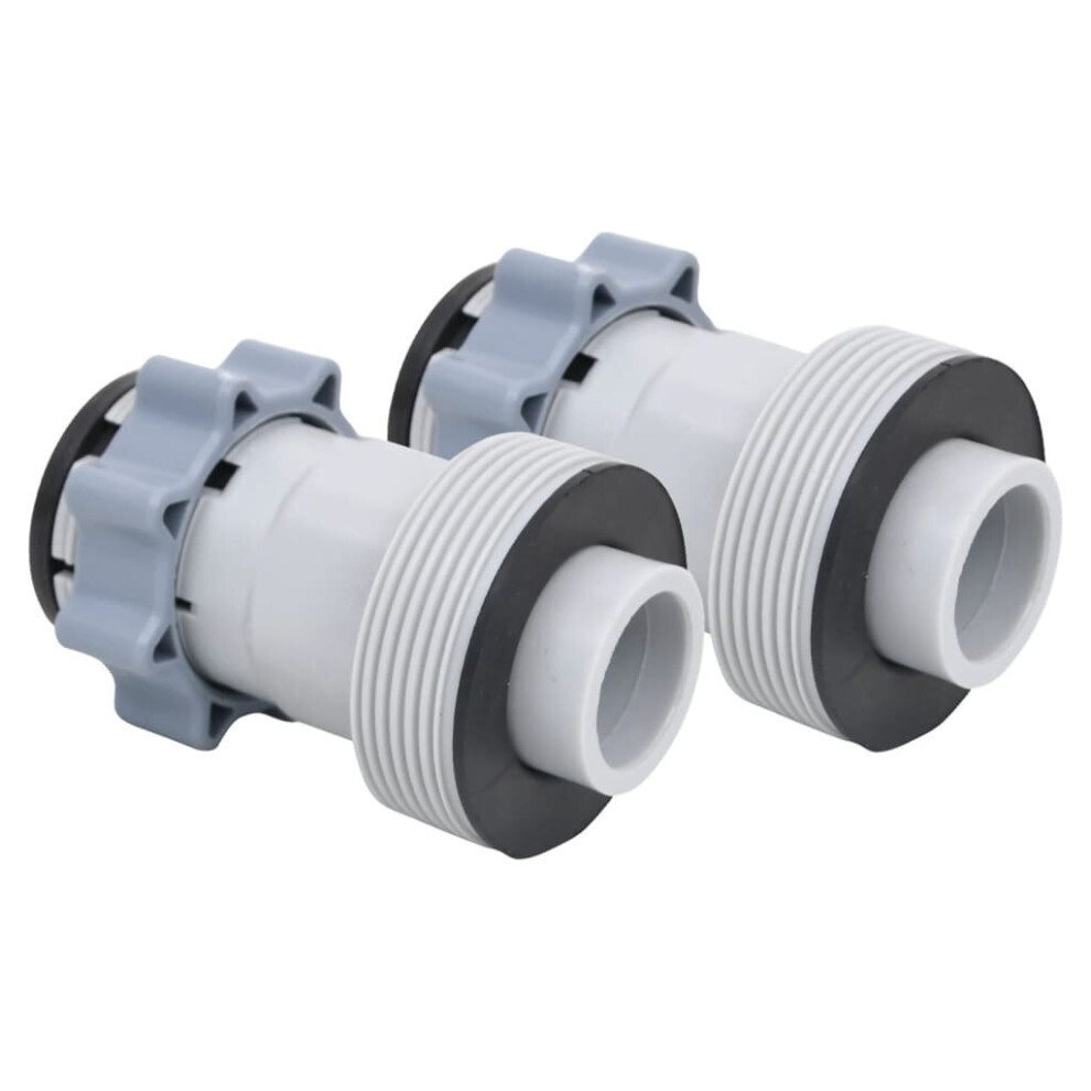 vidaXL 2x Pool Hose Adapters Type B Pool Spa Hose Adapter Supply Equipment
