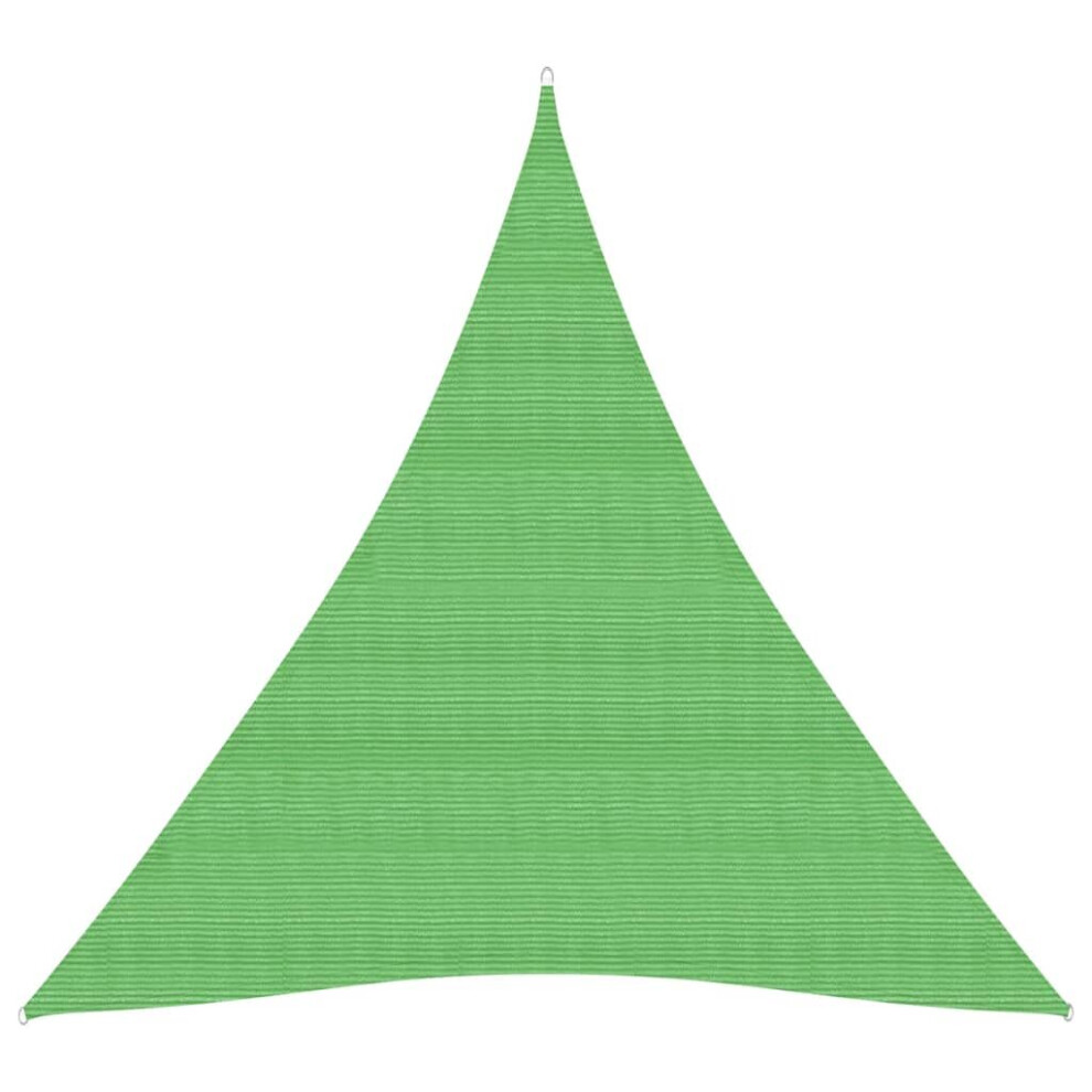 Vidaxl Sunshade Sail 160 G/M² Light Green 4X5x5 M Hdpe Patio Sunscreen Canopy