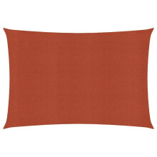 vidaXL Sunshade Sail 160 g/m² Terracotta 2x3 m HDPE Patio Sunscreen Canopy