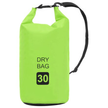 vidaXL Dry Bag 30 L Green Waterproof Dry Sack Light Weight Dry Bag Rucksack