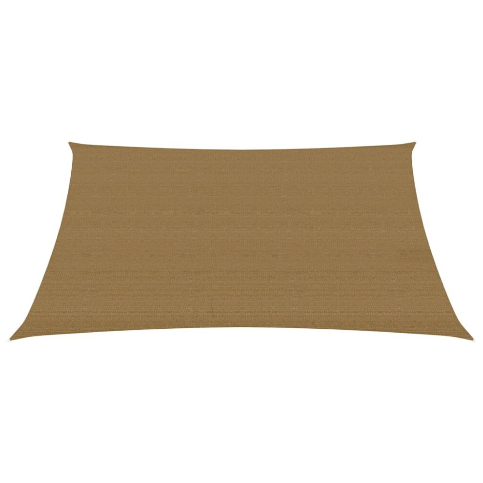 vidaXL Sunshade Sail Taupe Sun Sail Tarp Patio Shade Shade Canopy Screen Tarp