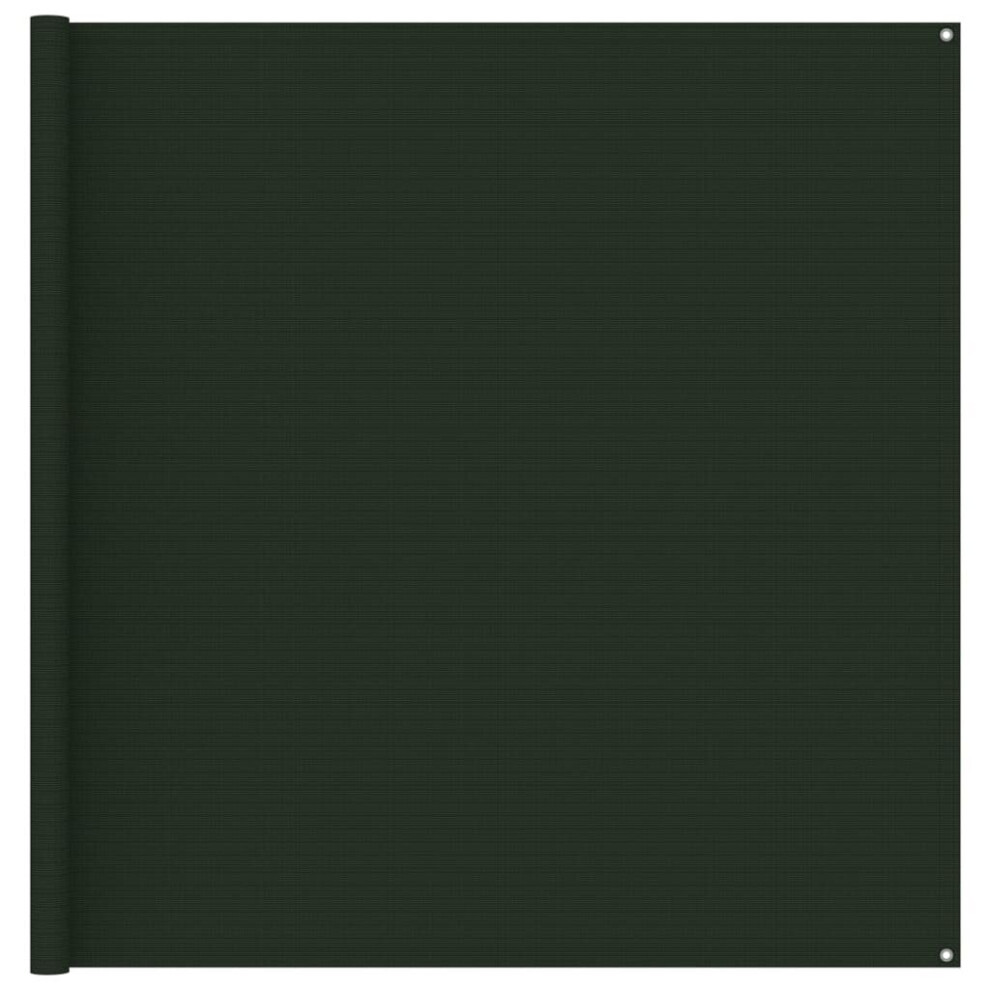 Vidaxl Tent Carpet 200X400 Cm Dark Green Outdoor Camping Hiking Rug Patio