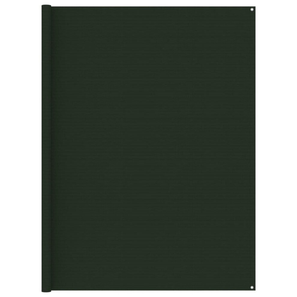 vidaXL Tent Carpet 250x250 cm Dark Green Outdoor Camping Hiking Rug Patio