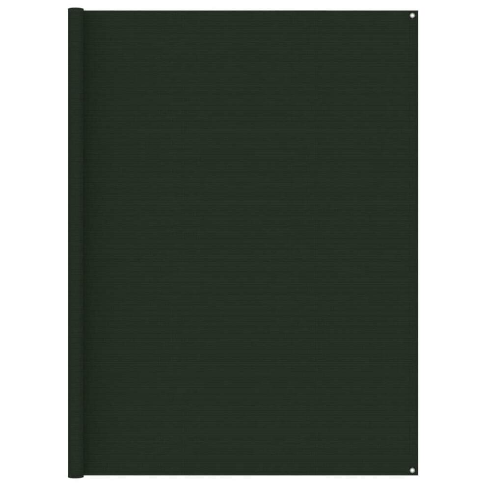 vidaXL Tent Carpet 250x350 cm Dark Green Outdoor Camping Hiking Rug Patio