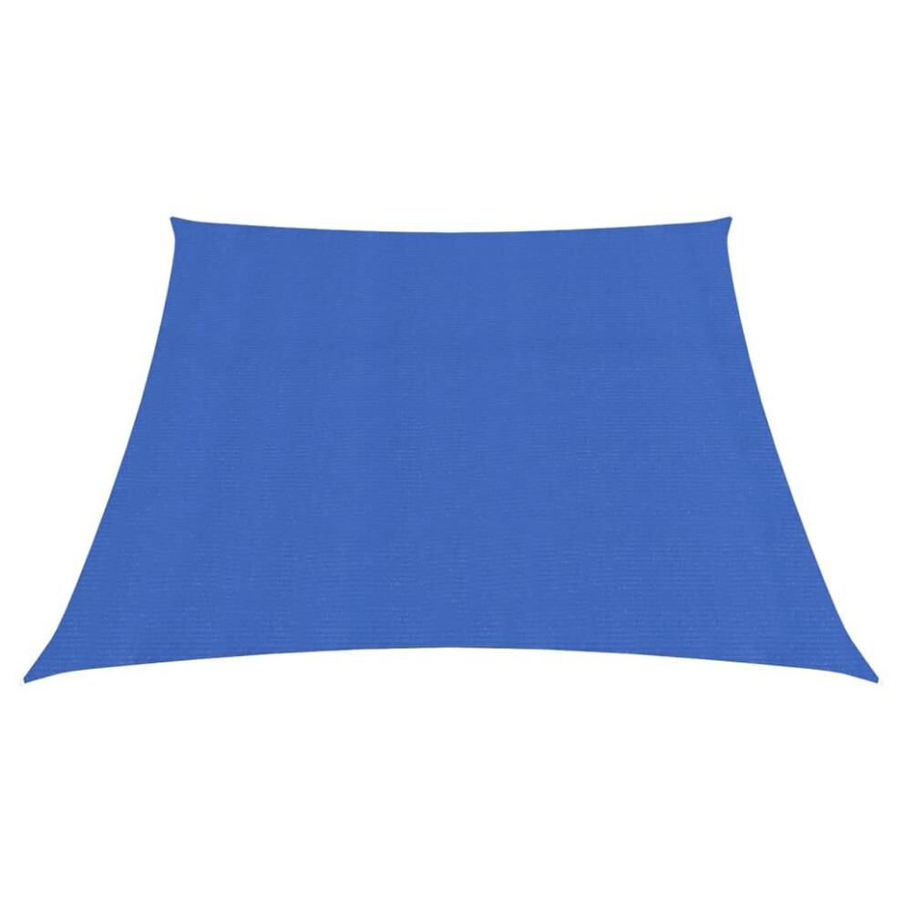 vidaXL Sunshade Sail 160 g/mÂ² Blue 3/4x2 m HDPE Outdoor Patio Sunscreen Canopy