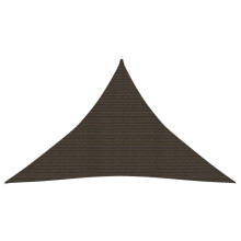 vidaXL Sunshade Sail 160 g/m² Brown 4x4x5.8 m HDPE Outdoor Sunscreen Canopy