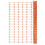 VidaXL vidaXL Gartenzaun 50 m Orange 1