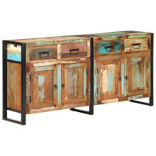 vidaXL Sideboard Wooden Sideboard Storage Cabinet Cupboard Wooden Side Cabinet