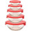 Alpina fresh containers 135-1000 ml glass/PP red 5 pieces 1