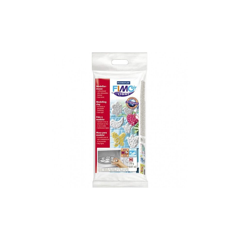 Staedtler Fimo Air Modelling Clay Light 250 Grams Bright White