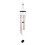 wind chime M 12,3 x 77 cm aluminium chrome/black 1