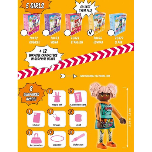 PLAYMOBIL Everdreamerz Edwina Comic World girls 32-piece 2