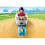 PLAYMOBIL 1 2 3 Carro perro 3