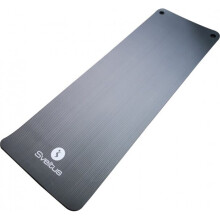 Trainingsmat - SVELTUS - Grijs - 180x60 cm - Dikte 10 mm - Met transporthandvat