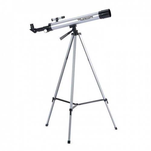 mirror telescope stand junior 60 cm silver