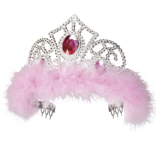 Tiara Jasmine one size silver/pink