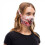 Buff mouth cap Azir cotton 3-layer red/white size one-size 5
