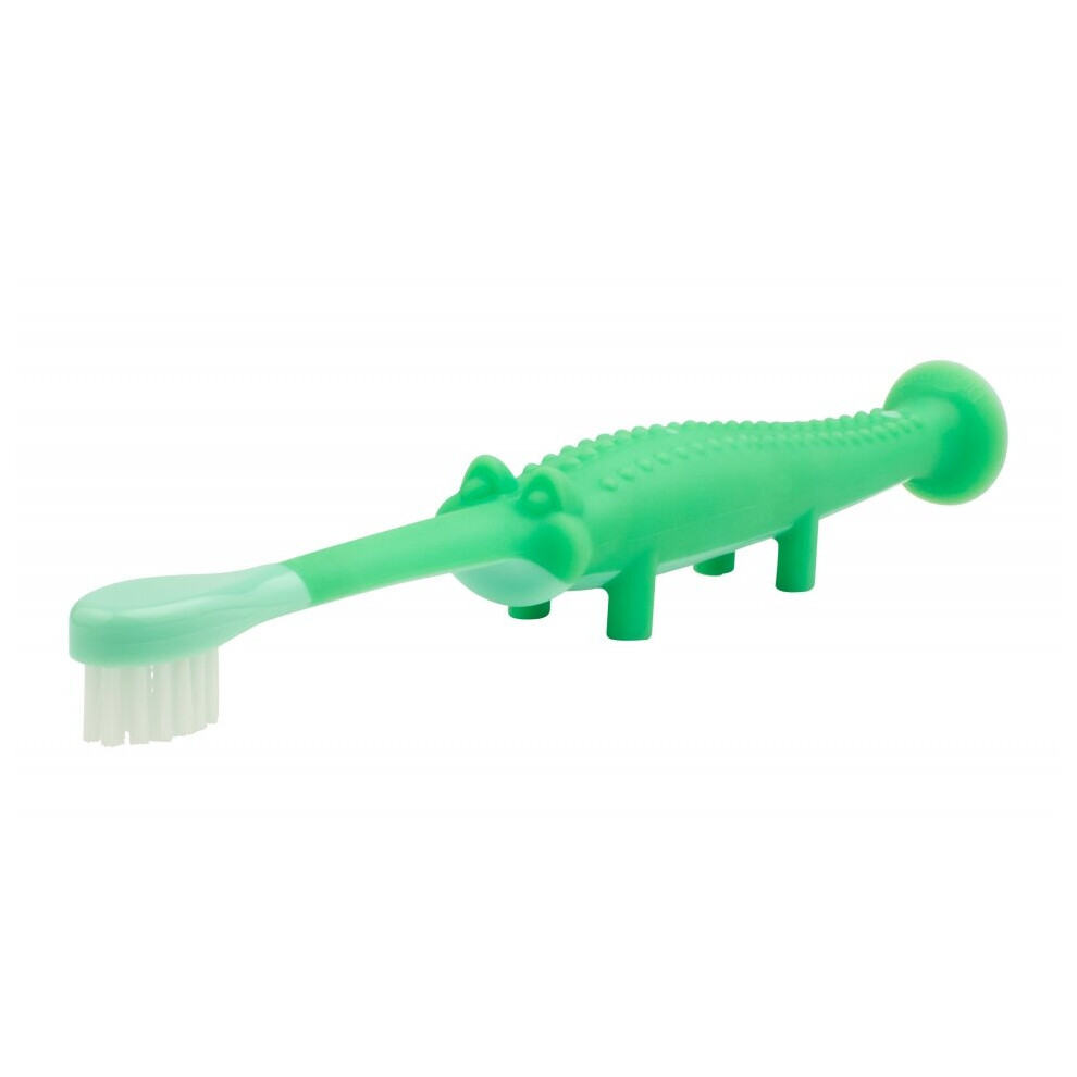 toothbrush crocodile green
