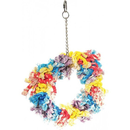 parrot toy Flossin Ring 28 cm rope