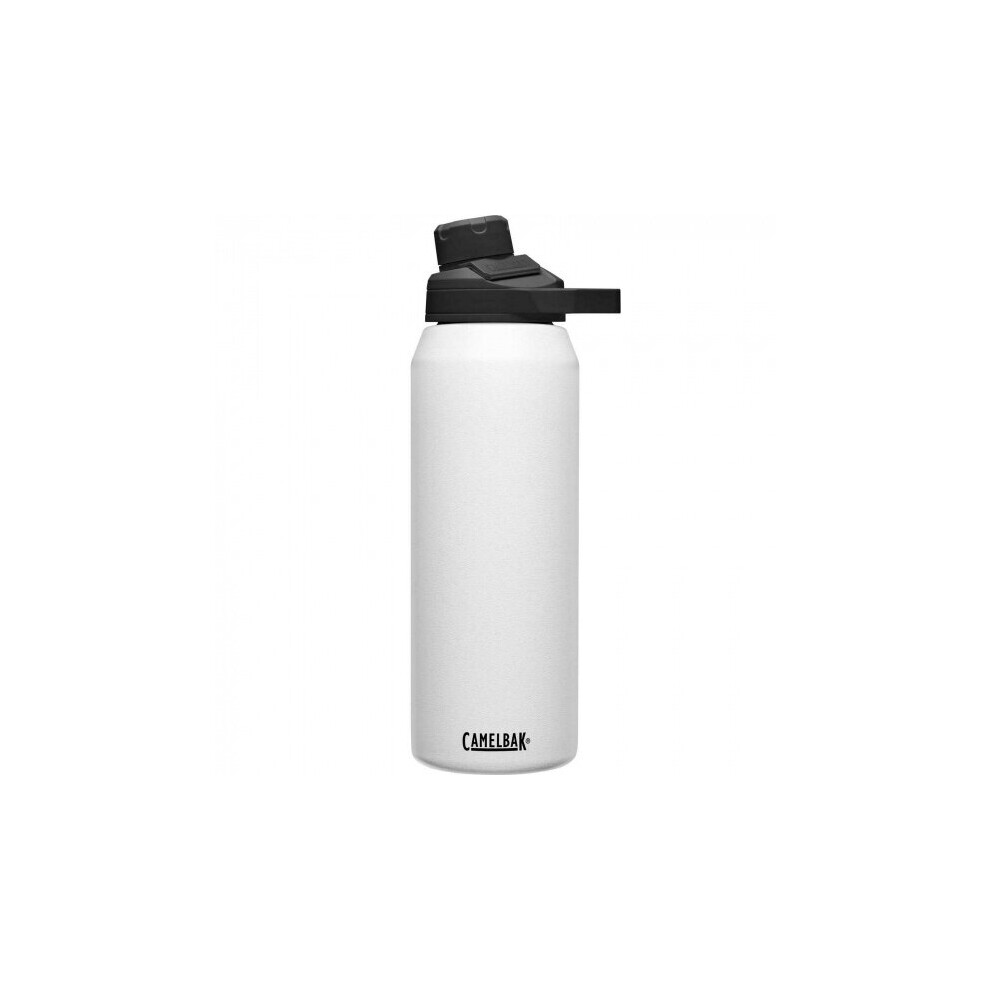 Photos - Water Bottle CamelBak drinking bottle Chute Mag 1 litre stainless steel white 