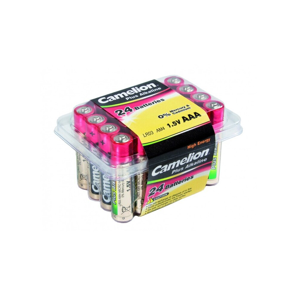 Photos - Battery Camelion  Alkaline Plus AAA LR03 24 pieces 