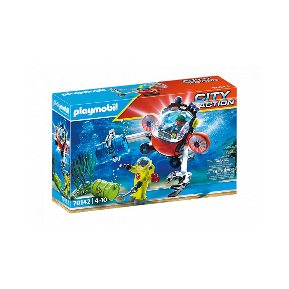 Playmobil City Action - Redding Op Zee: Submarine (70142)