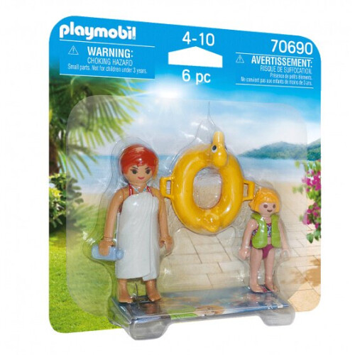 PLAYMOBIL bathers DuoPack Water Park (70690) 6-piece